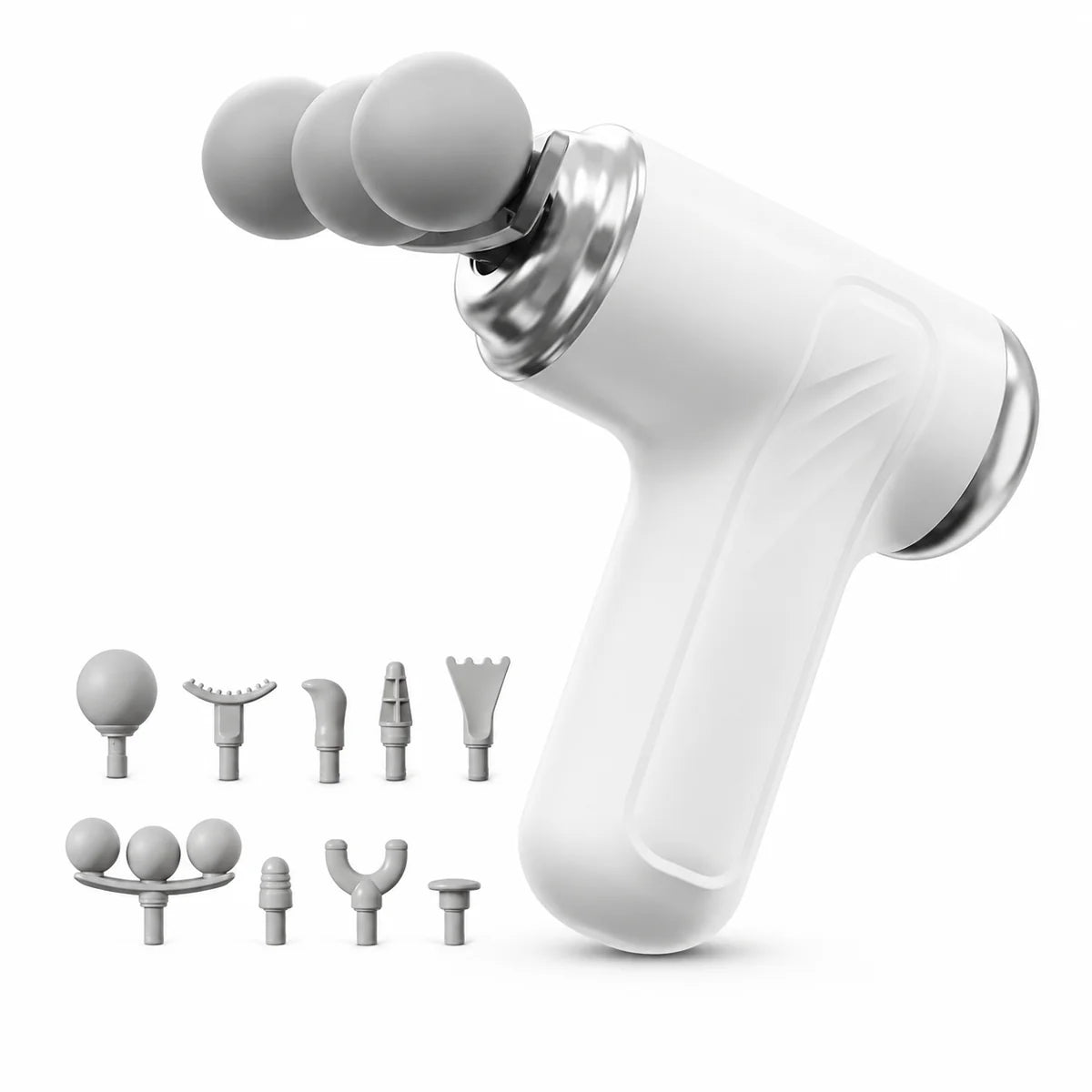 Deep Tissue Percussion Massage Gun - 6-Speed Muscle Mass with 6 Heads