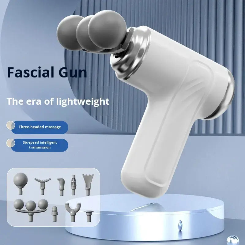 Deep Tissue Percussion Massage Gun - 6-Speed Muscle Mass with 6 Heads