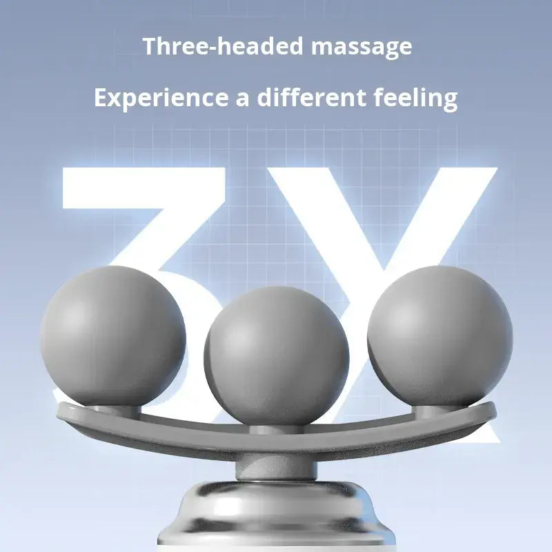 Deep Tissue Percussion Massage Gun - 6-Speed Muscle Mass with 6 Heads